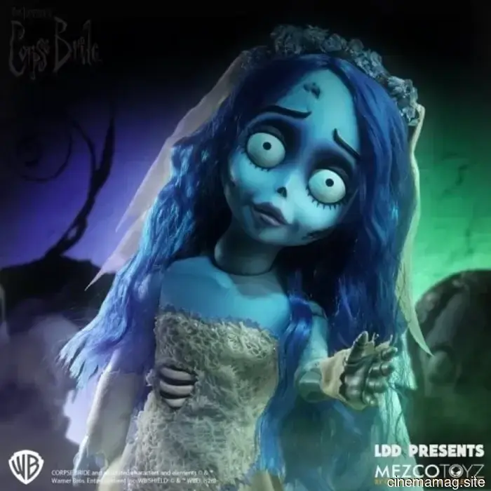 Emily becomes part of the Living Dead Dolls collection with the LDD Presents Corpse Bride doll from Mezco Toyz.