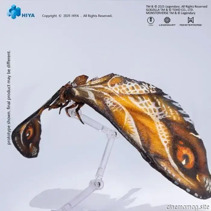 Godzilla x Kong: The New Empire, il set di action figure Mothra e Suko della serie Exquisite Basic svelato da Hiya Toys