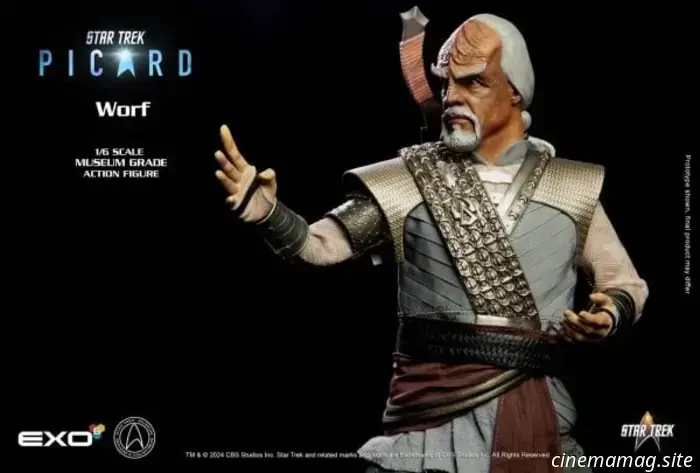 Worf si unisce alla collezione di action figure in scala 1:6 di Star Trek: Picard di EXO-6