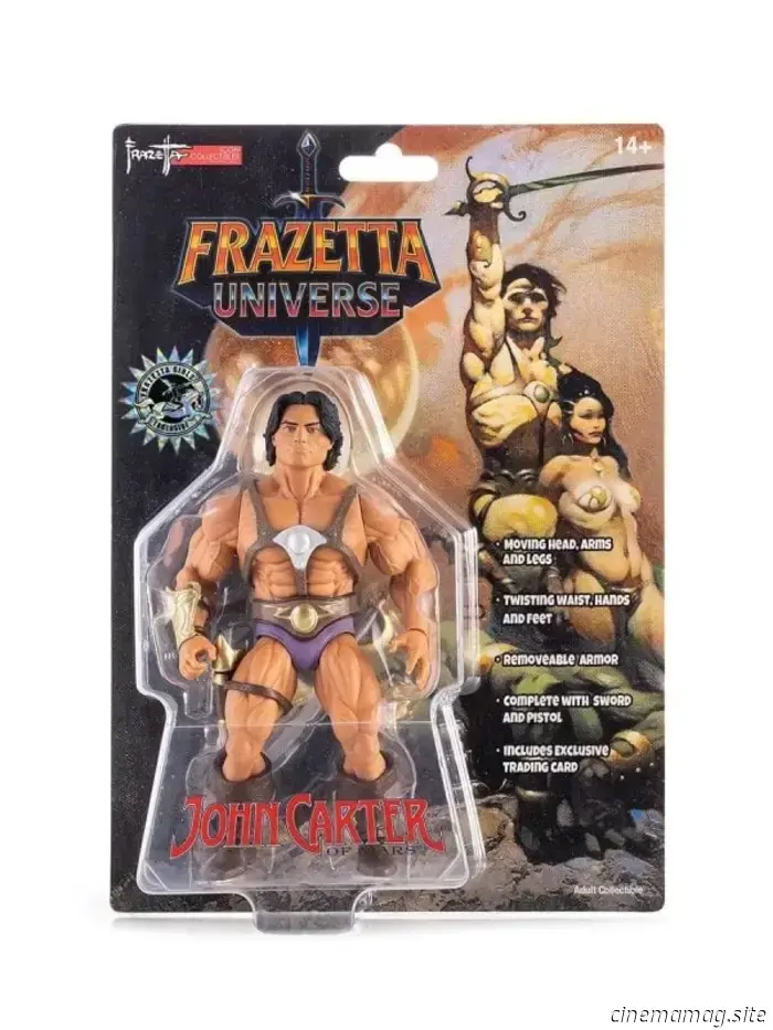 John Carter de Marte, Conan el Bárbaro y Death Dealer lanzan una línea de figuras de acción de estilo retro del Universo Frazetta