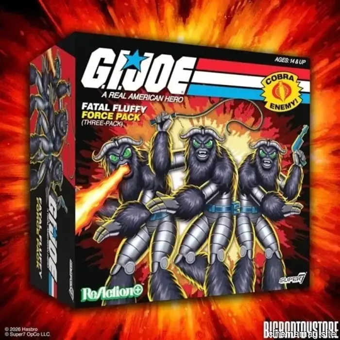 Super7 introduces the G.I. Joe ReAction+ Fatal Fluffy Force Pack.