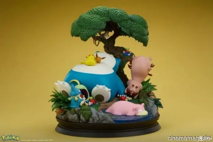Sideshow presenta la estatua coleccionable diorama de Pokémon Snorlax