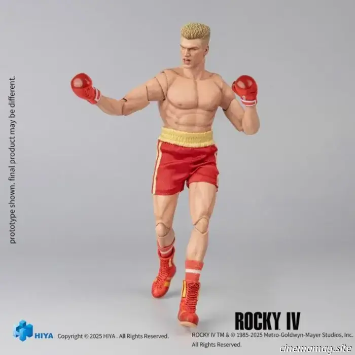 Ivan Drago si unisce alla linea di action figure Rocky Exquisite Super Series di Hiya Toys.