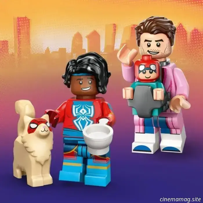 LEGO reveals Spider-Man: Across the Spider-Verse collectible minifigures.