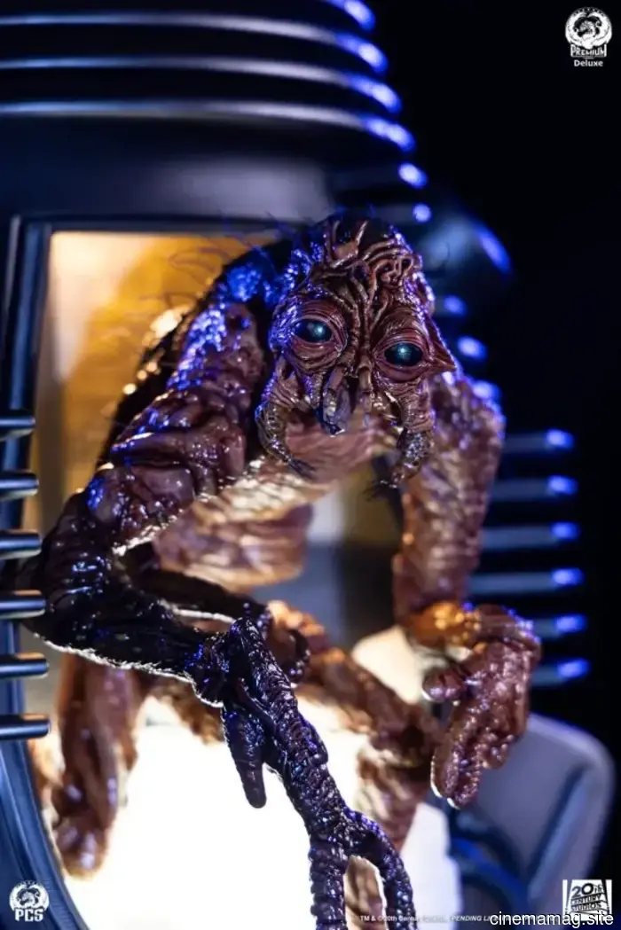 La estatua coleccionable a escala de un cuarto de The Fly presentada por PCS