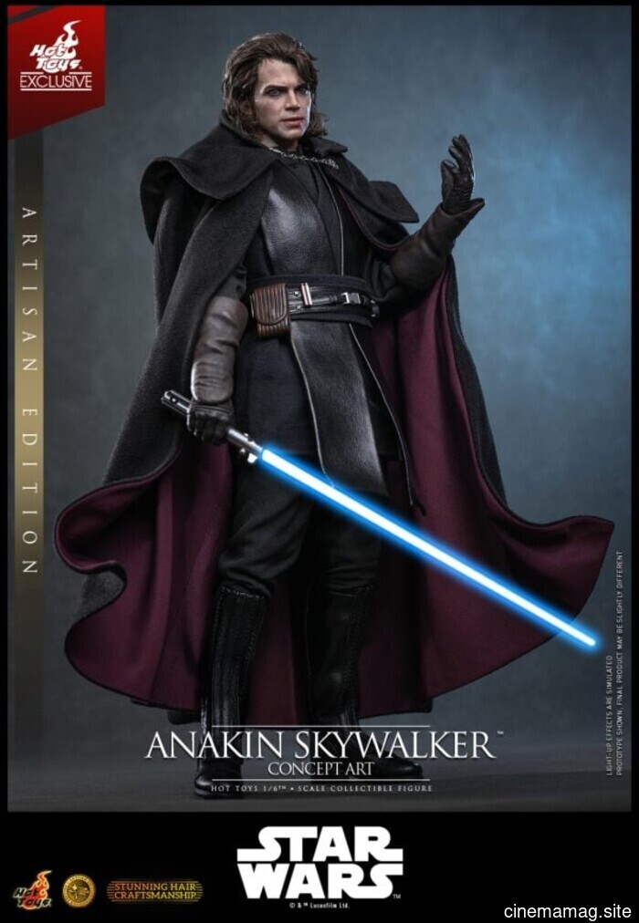 Hot Toys svela la figura in scala sei di Anakin Skywalker (Concept Art) da Star Wars: Episodio III – La vendetta dei Sith