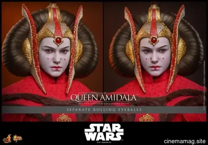 Hot Toys presenta la figura a escala sexta de la Reina Amidala de Star Wars: Episodio I – La Amenaza Fantasma.