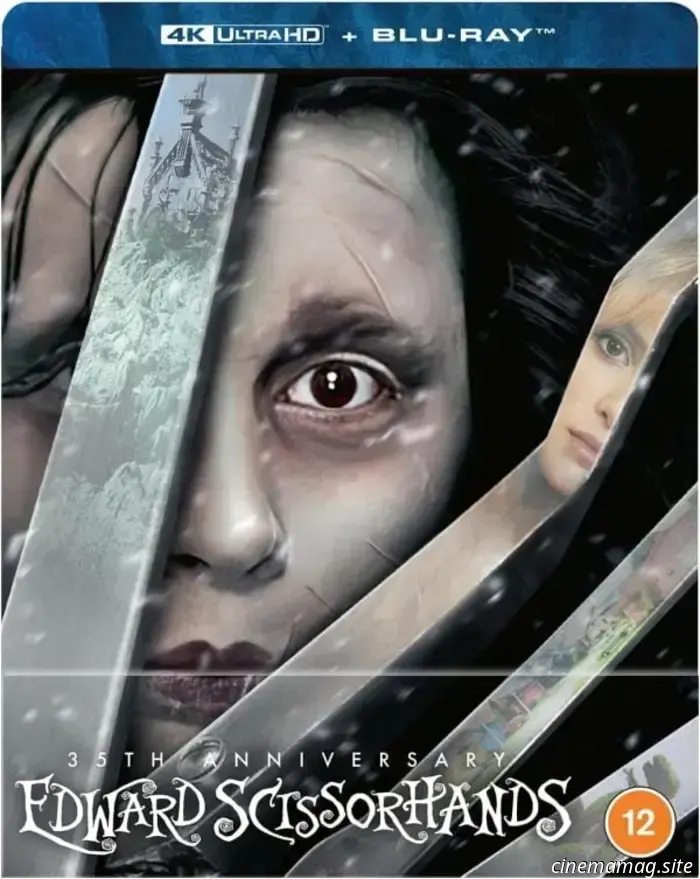 Eduardo Manostijeras de Tim Burton anuncia lanzamiento en 4K Ultra HD por su 35.º aniversario.