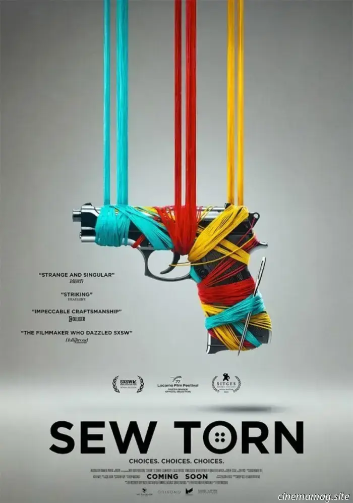 A seamstress gets caught in a predicament in the trailer for Sew Torn.