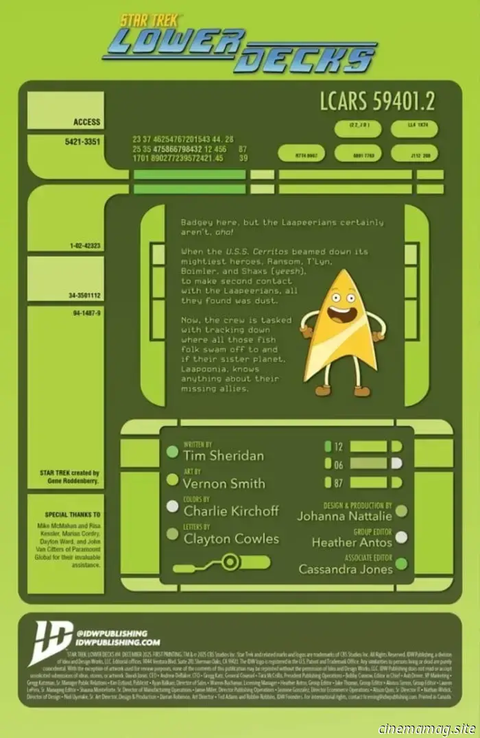 Anteprima del fumetto – Star Trek: Lower Decks #14