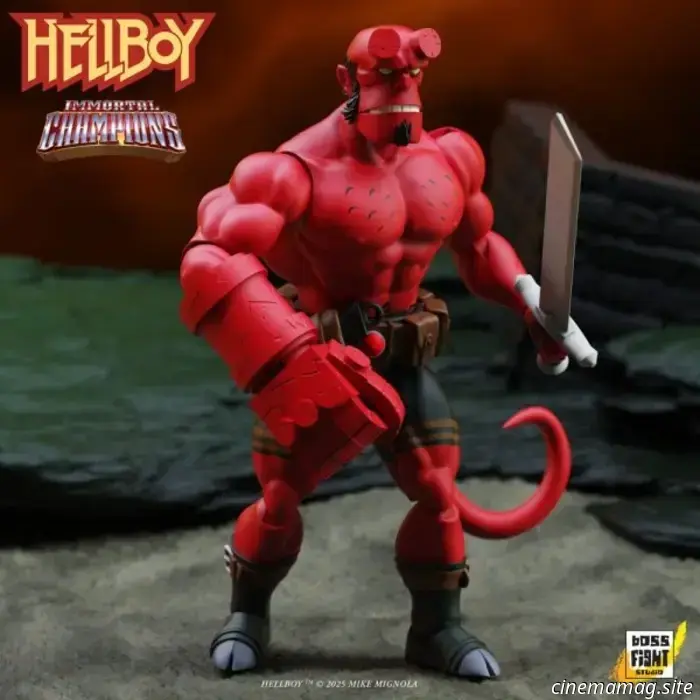 Hellboy becomes part of Boss Fight Studio's Immortal Champions action figure series.