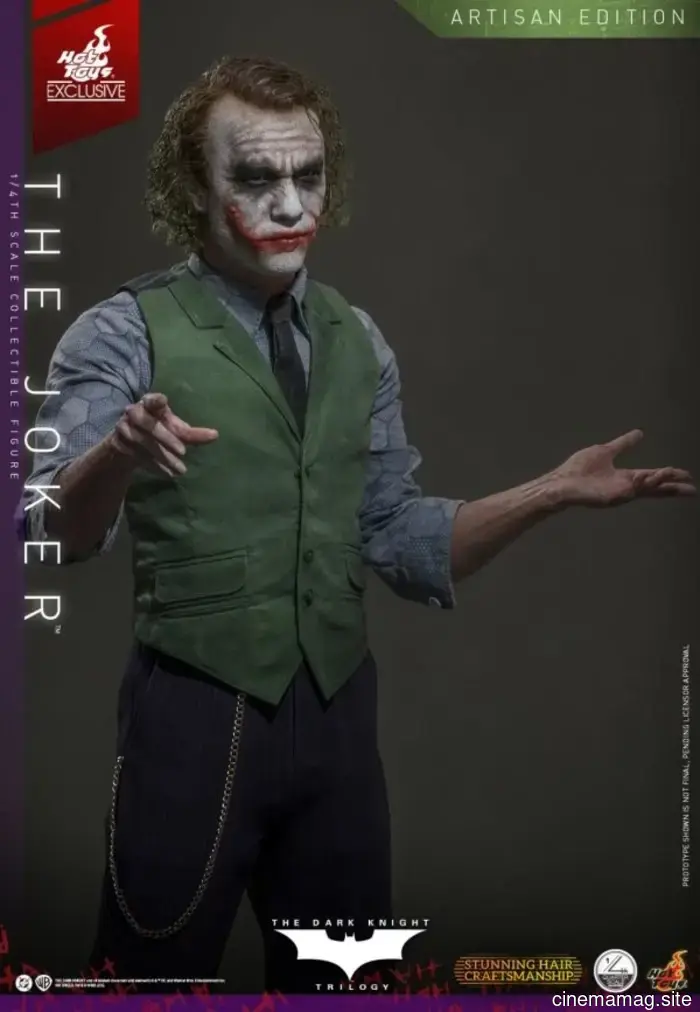 Hot Toys reveals a quarter scale collectible figure of The Joker from The Dark Knight.