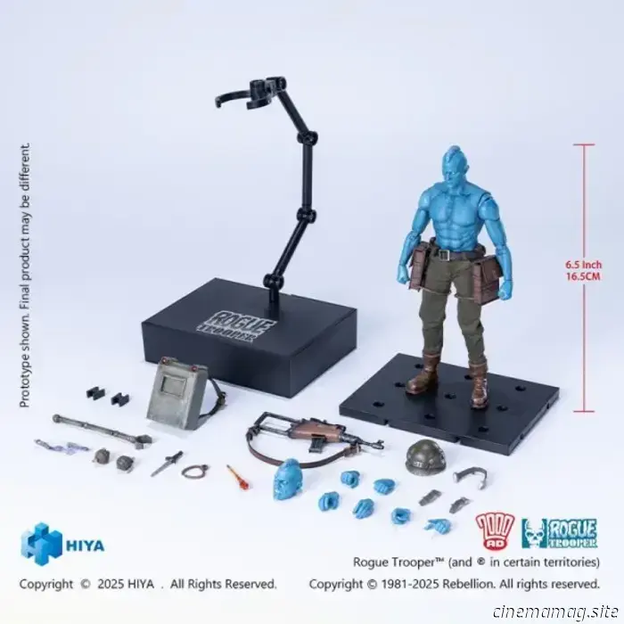 Hiya Toys aggiunge Rogue Trooper alla sua linea di action figure Exquisite Super Series.