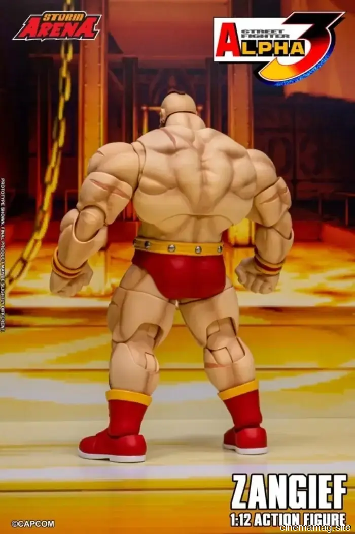 Storm Collectibles has revealed a 1:12 scale action figure of Zangief from Street Fighter Alpha 3.