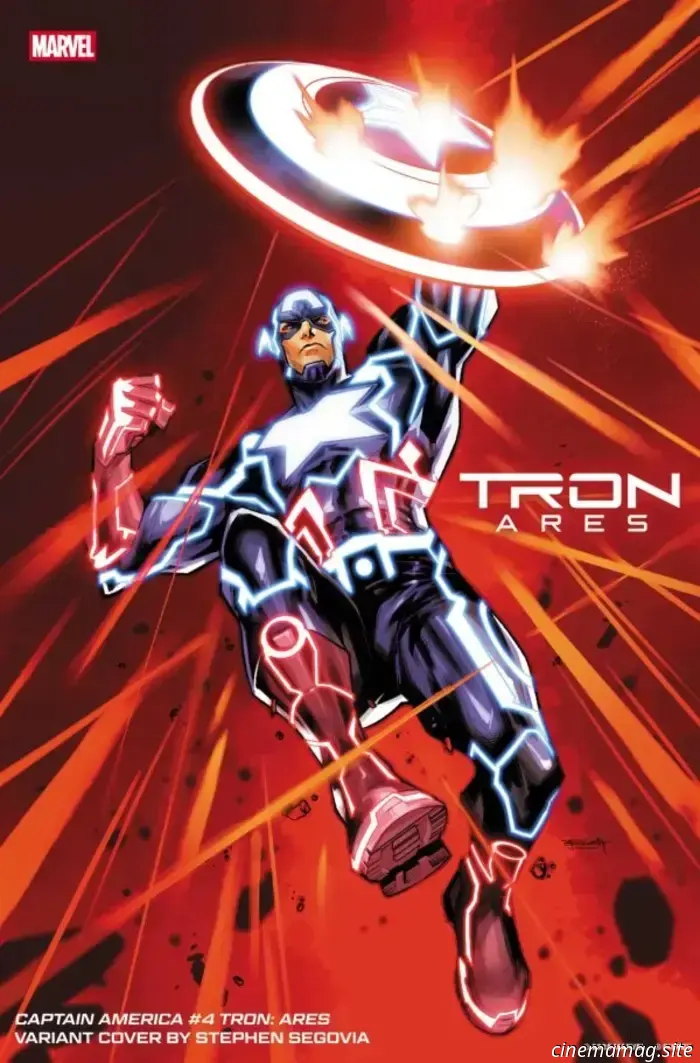 Marvel superheroes make their way into The Grid with variant covers for TRON: Ares.