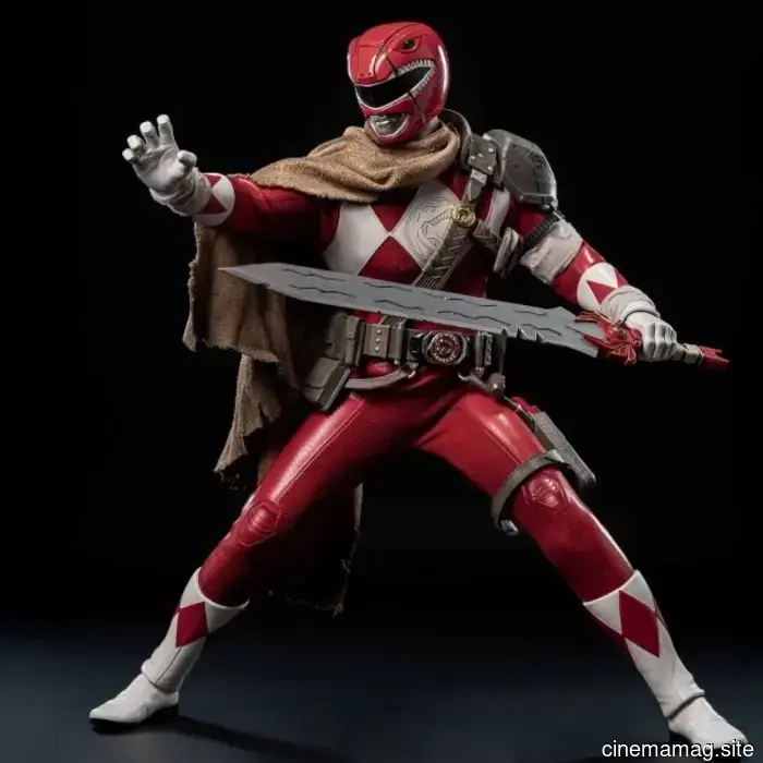 Threezero presenta la figura de sexta escala del Power Ranger Rojo de Mighty Morphin Power Rangers: The Return.