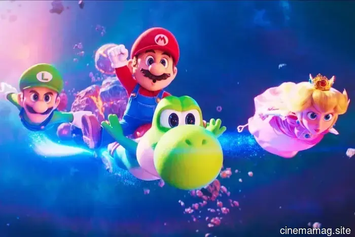 The Super Mario Galaxy Movie leads the box office with a global total of 2.5 million.
