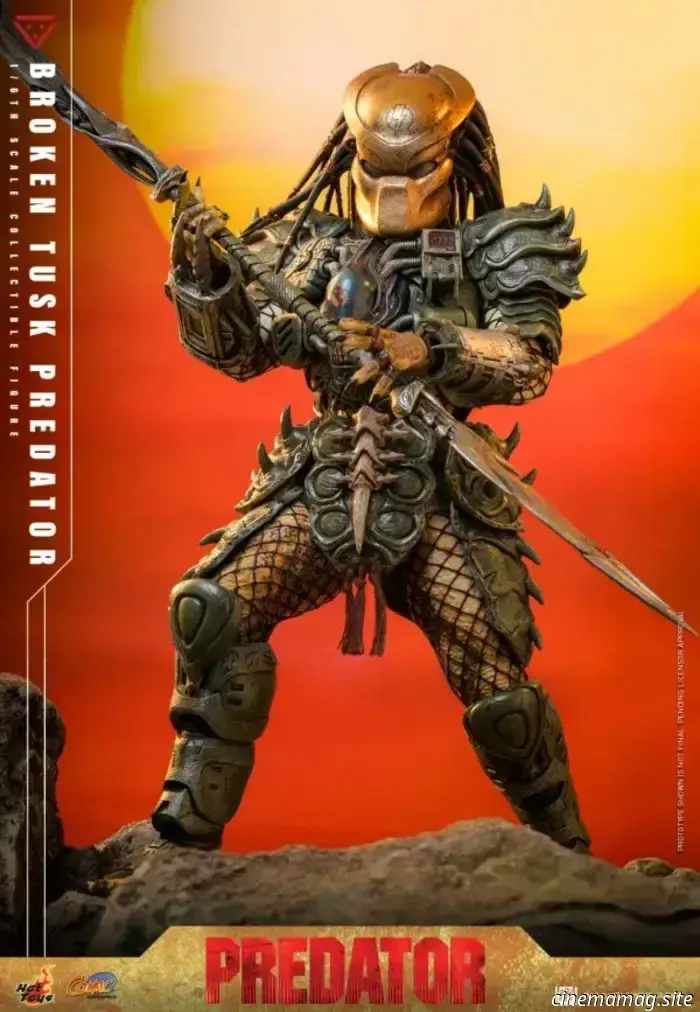 Aliens vs. Predator: la figura in scala 1/6 del Broken Tusk Predator svelata da Hot Toys