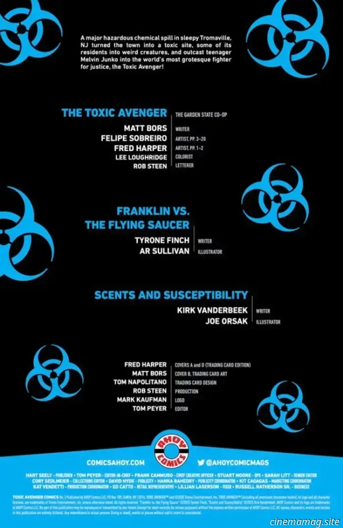Sneak peek of The Toxic Avenger Comics #2