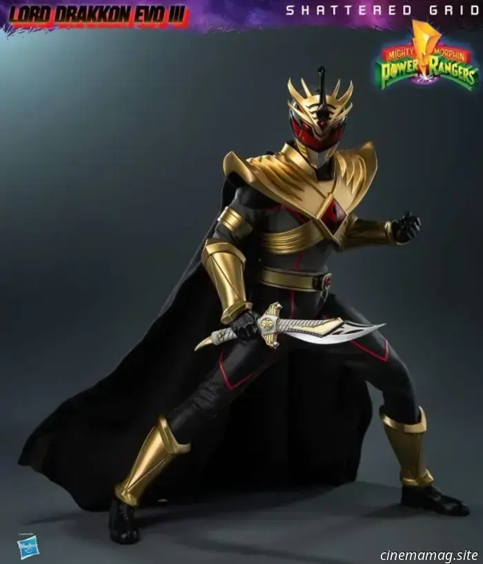 Threezero has revealed the sixth scale figure of Lord Drakkon from Mighty Morphin Power Rangers: Shattered Grid.