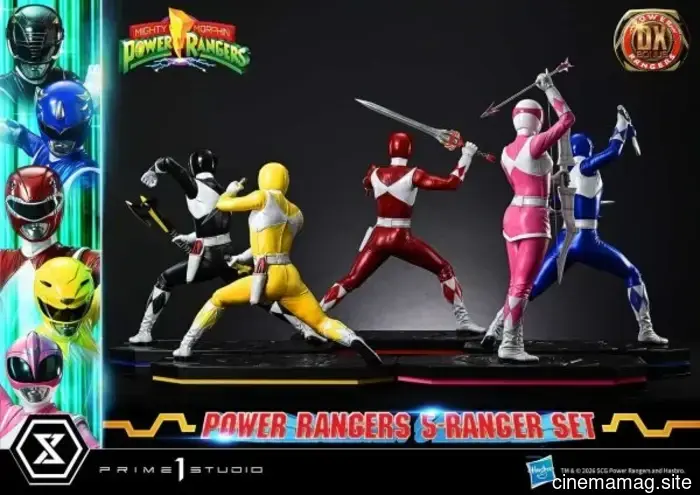 Prime 1 Studio has revealed the Mighty Morphin Power Rangers 5-Ranger Premium Masterline Series collectible set.