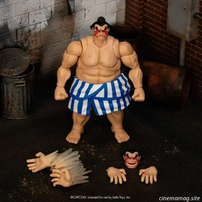 E. Honda se une a la línea de figuras de acción Ultra Street Fighter II de Jada Toys