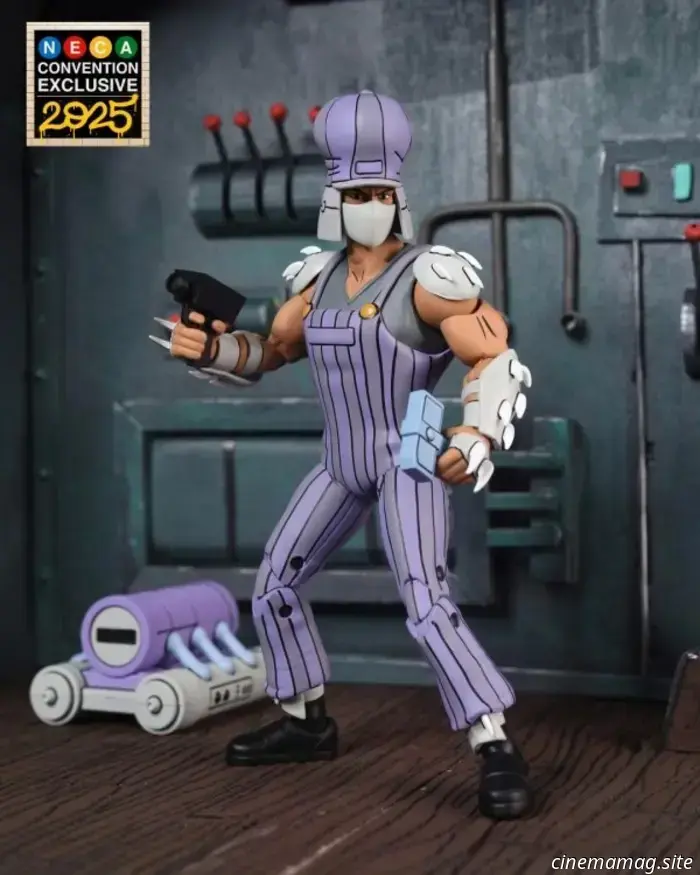 Teenage Mutant Ninja Turtles Ultimate Train Track Takedown Shredder figure revealed as a NYCC exclusive.