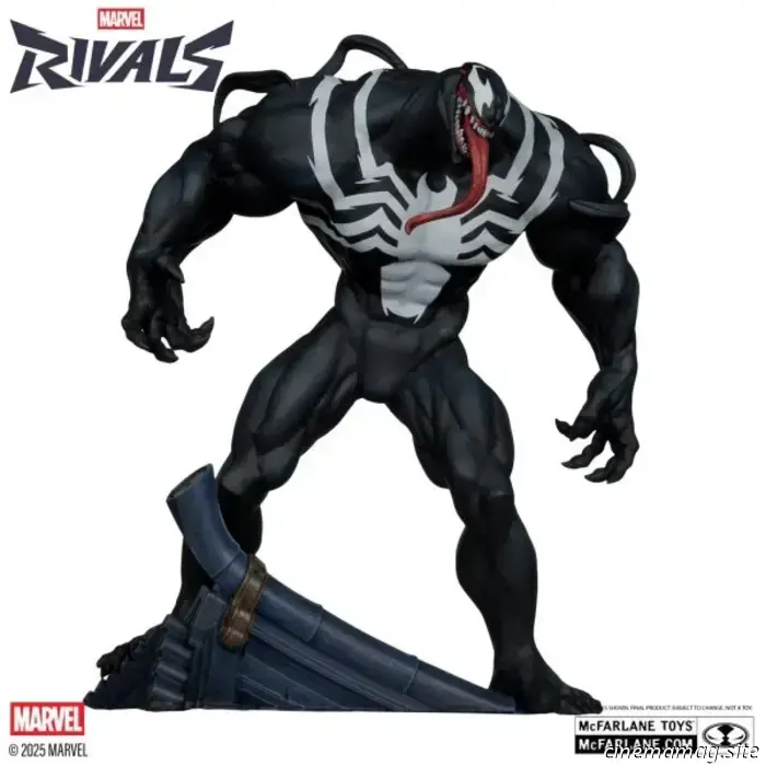 McFarlane Toys presentó las figuras coleccionables de Hulk y Venom de Marvel Rivals.