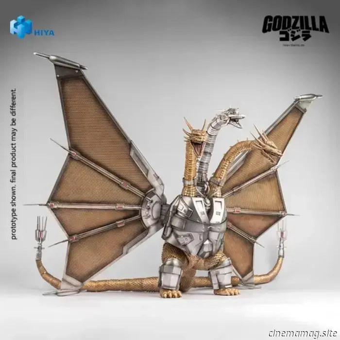 Hiya Toys has released the Mecha King Ghidorah figure from the Exquisite Basic Series, based on Godzilla vs. King Ghidorah.