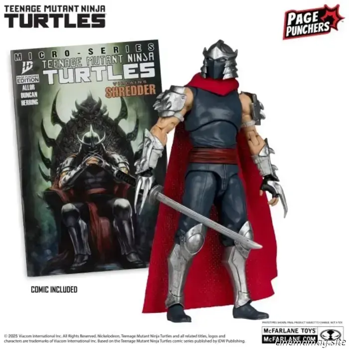 McFarlane svela i nuovi Page Punchers delle Tartarughe Ninja