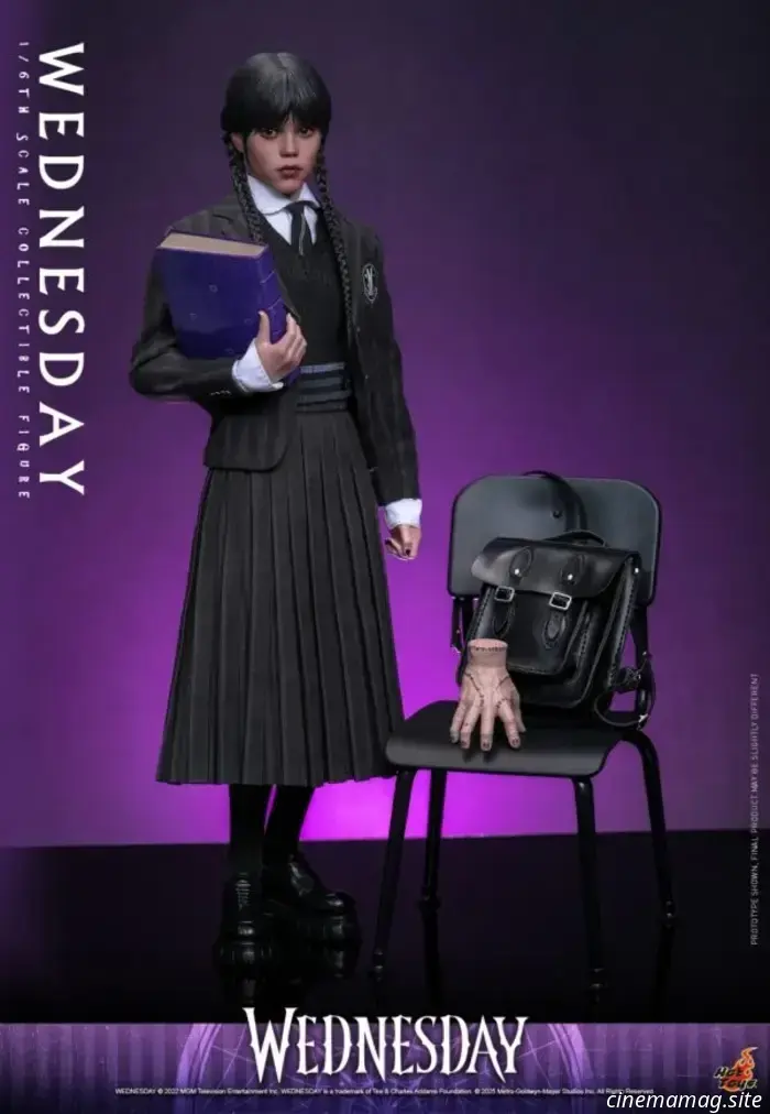 La Wednesday di Jenna Ortega riceve un'action figure in scala 1/6 da Hot Toys.
