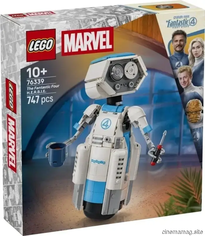 LEGO Marvel The Fantastic Four: First Steps H.E.R.B.I.E. set is set to launch in August.