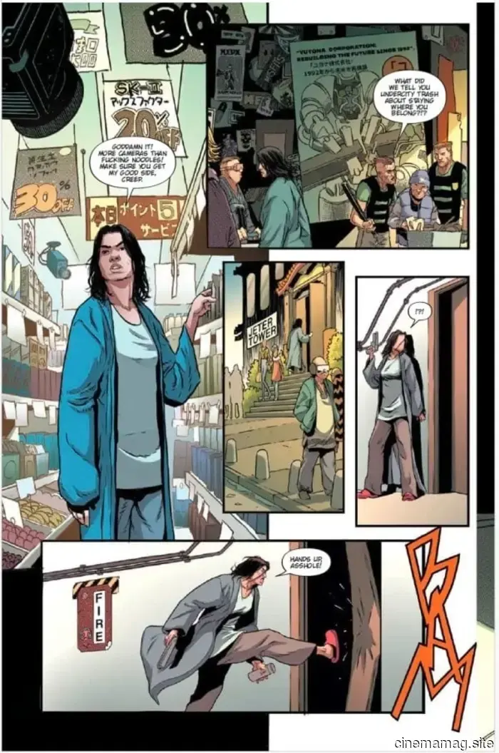 Получите первый взгляд на Blade Runner: Tokyo Nexus – Проиграть значит выиграть #1