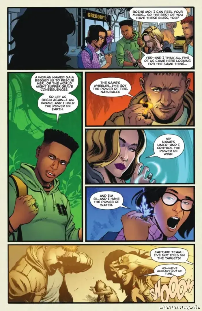 Take a glimpse at the preview for Dynamite's Captain Planet #2.