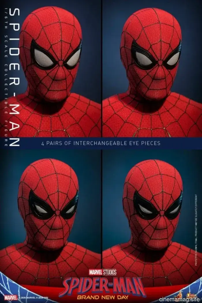Spider-Man: Brand New Day figura de sexta escala presentada por Hot Toys