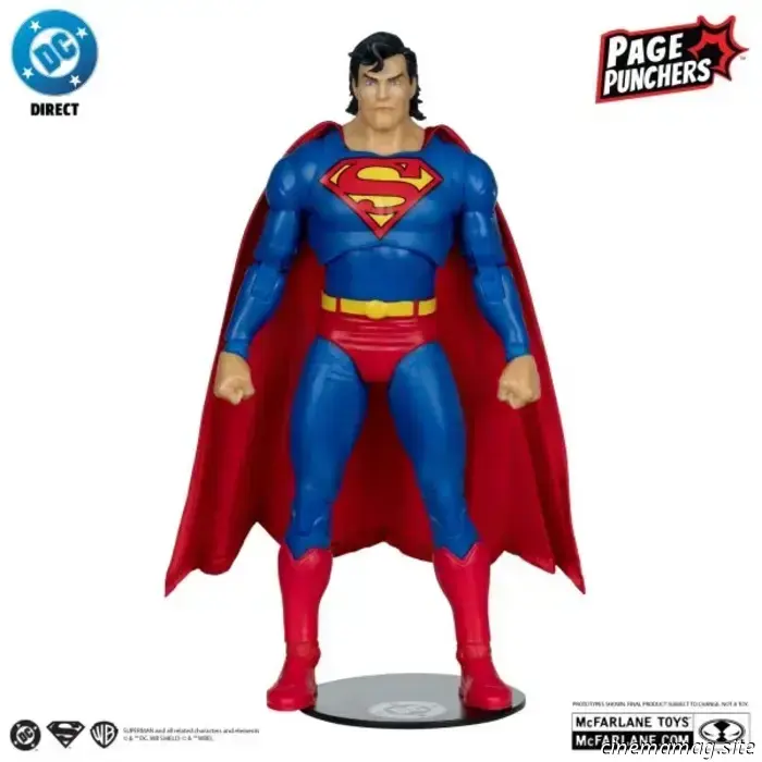 McFarlane Toys представляет серию Page Punchers с Суперменом, Джокером и Бэтменом: «Темный рыцарь возвращается».
