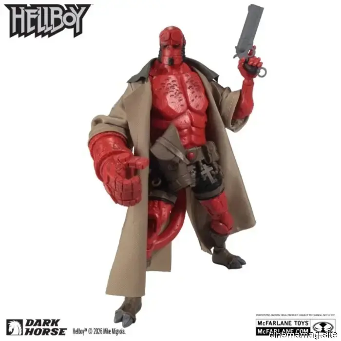 Hellboy McFarlane Collector Edition action figure now available for pre-order.