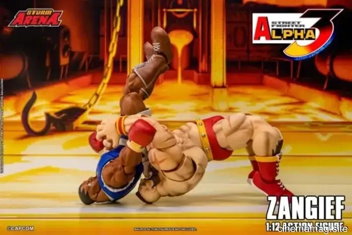 Storm Collectibles has revealed a 1:12 scale action figure of Zangief from Street Fighter Alpha 3.