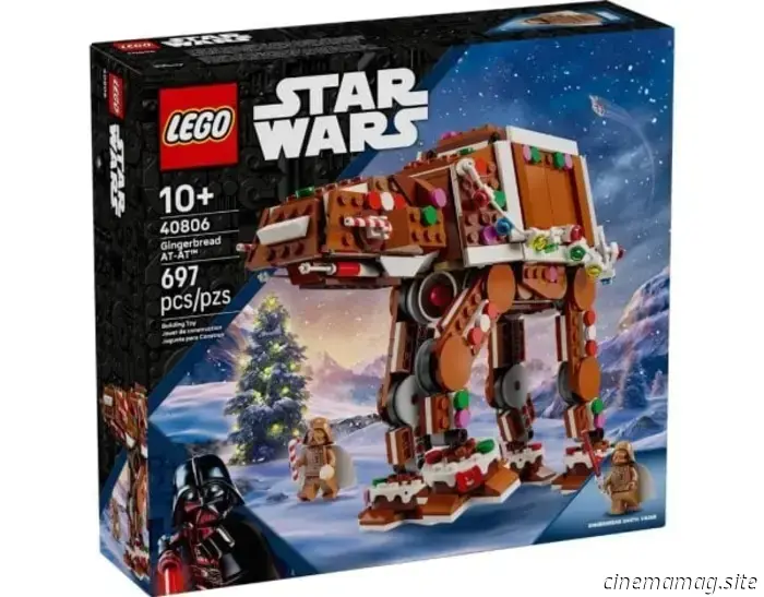 LEGO Star Wars embraces the holiday spirit with a seasonal Gingerbread AT-AT Walker set.