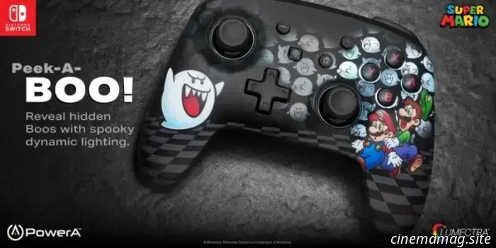 PowerA introduces the Mario Peek-A-Boo Enhanced Wireless Controller for Nintendo Switch.