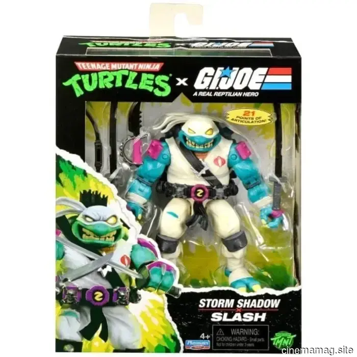 Pre-orders for the Teenage Mutant Ninja Turtles x G.I. Joe crossover action figures have been launched.