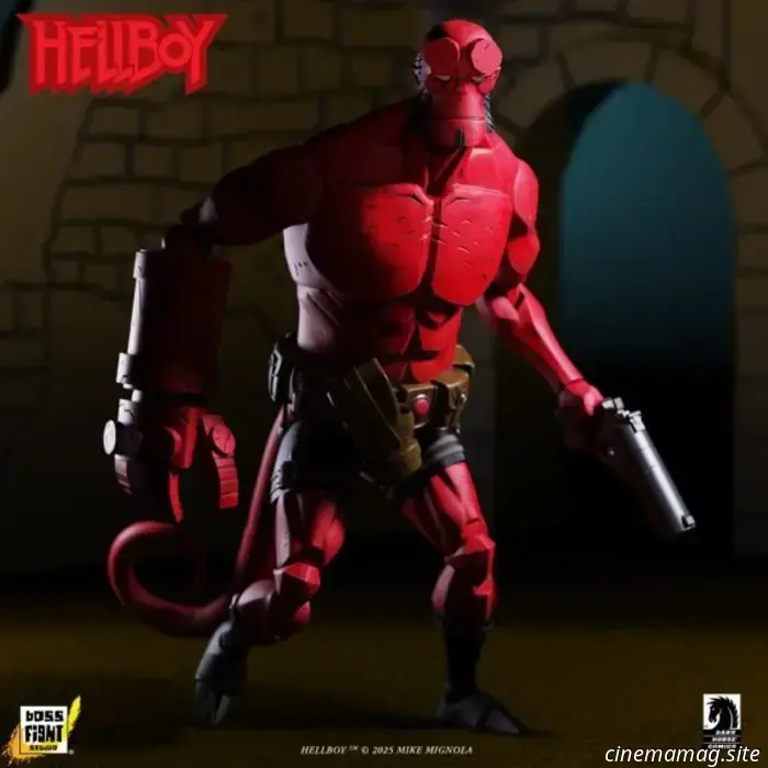 Boss Fight Studio unveils a new line of action figures featuring Hellboy, Lobster Johnson, and Gruagach.
