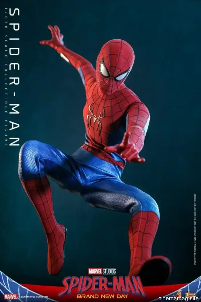 Spider-Man: Brand New Day figura de sexta escala presentada por Hot Toys