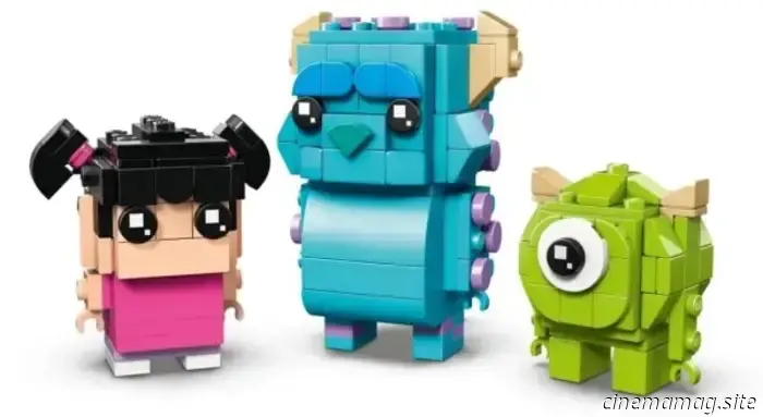 Майк, Салли и Бу стали героями серии LEGO BrickHeadz в наборе по мультфильму Disney–Pixar «Корпорация монстров».