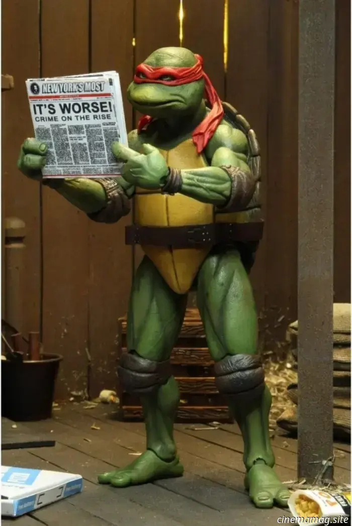 NECA запускает фигурки к 35-й годовщине фильма «Черепашки-ниндзя»