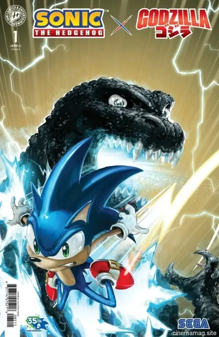Comic Book Sneak Peek – Sonic the Hedgehog x Godzilla #1
