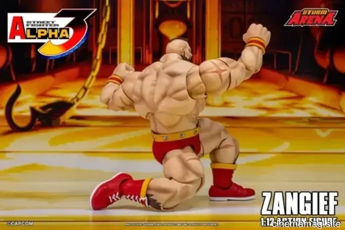 Storm Collectibles has revealed a 1:12 scale action figure of Zangief from Street Fighter Alpha 3.