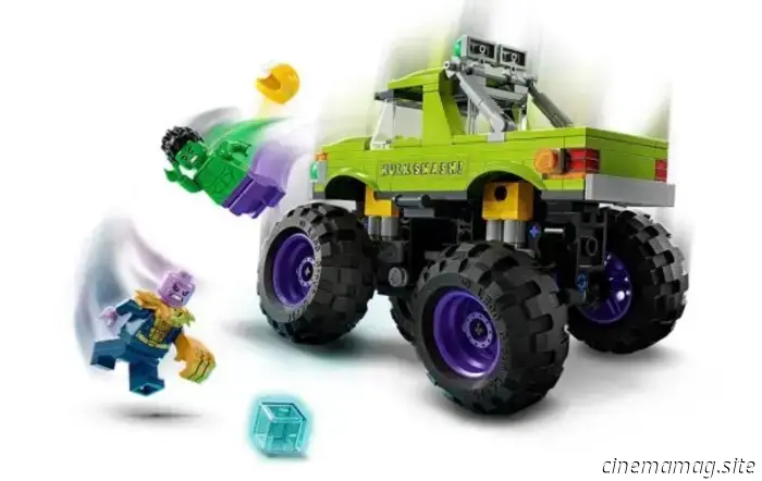 LEGO Marvel Hulk Truck battles Thanos, along with Iron Man's Laboratory: Hall of Armor sets unveiled.