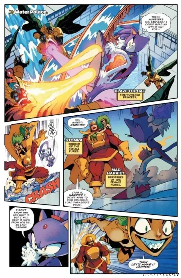 DC x Sonic The Hedgehog #4-Anteprima del fumetto
