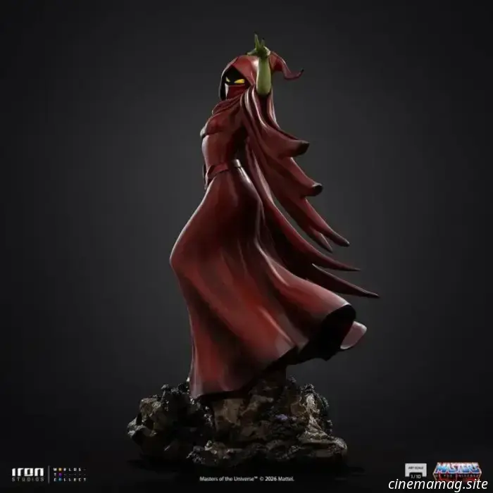 Shadow Weaver becomes a part of Iron Studios' collectible statue series for Masters of the Universe.